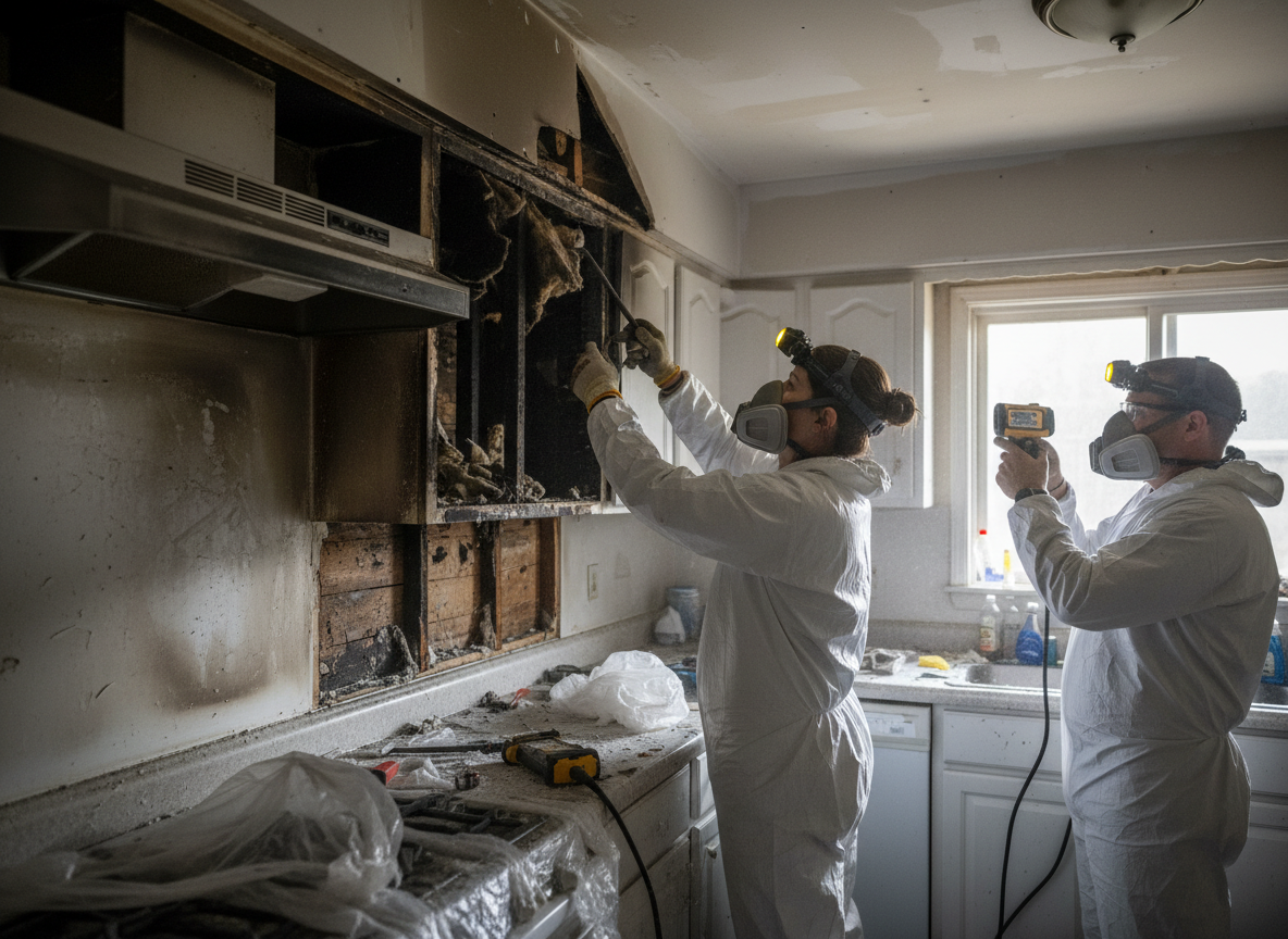 How to Check for Hidden Smoke Damage in Edison Homes After a Kitchen Fire