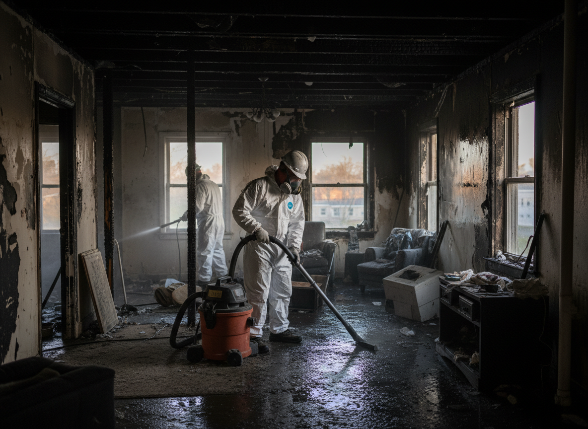 Apartment Fire Cleanup in Edison, CA